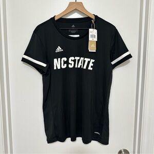ADIDAS | Black and‎ White NC State Aeroready T-Shirt